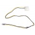Dual Ultra Bright LED Cable, 4-pin, White