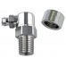 Rotary Elbow Compression Fitting for 06mm x 10mm (1/4in x 3/8in), 1/4 NPT