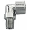 Rotary Elbow Compression Fitting for 10mm x 13mm (3/8in x 1/2in), 1/4 NPT