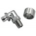 Rotary Elbow Compression Fitting for 10mm x 16mm (3/8in x 5/8in), 1/4 NPT