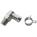 Rotary Elbow Barb Fitting for 13mm (1/2in) ID, 1/4 NPT