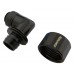 Rotary Elbow Compression Fitting for 13mm x 19mm (1/2in x 3/4in) *Black*, G 1/4 BSPP