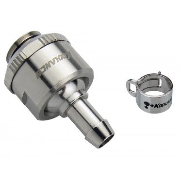Pivoting Barb Fitting for ID 06mm (1/4in), G 1/4 BSPP