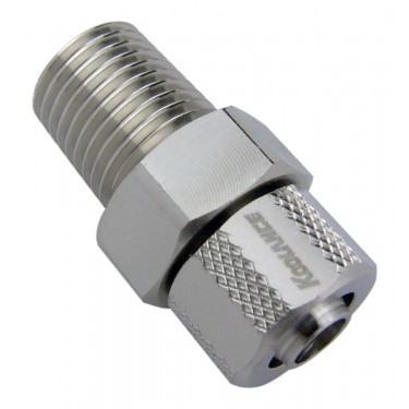 Compression Fitting for 06mm x 10mm (1/4in x 3/8in), 1/4 NPT