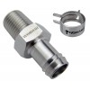 Barb Fitting for ID 10mm (3/8in), Stainless Steel, 1/4 NPT