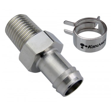 Barb Fitting for ID 10mm (3/8in), 1/4 NPT