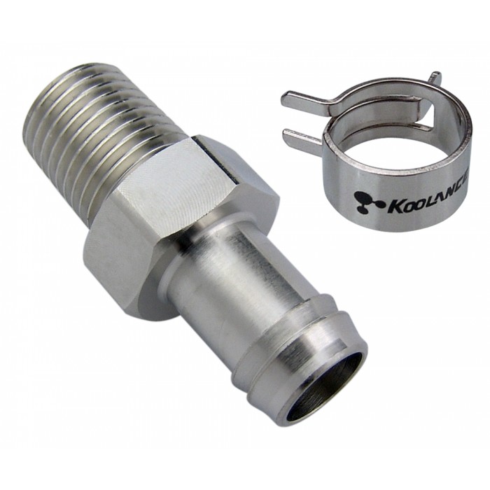 2 Pcs 10mm Hose Barb to 1/2"NPT Female Threaded Pneumatic Coupler Connector 