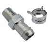 Barb Fitting for ID 13mm (1/2in), 1/4 NPT