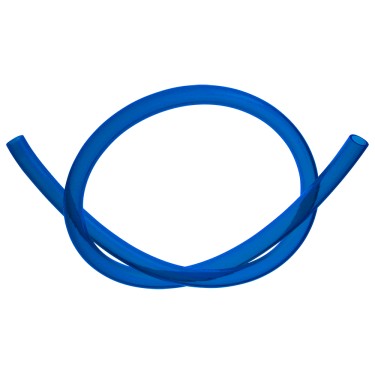 Tubing, PVC Blue, Dia: 13mm x 16mm (1/2in x 5/8in), Ea: 305mm (1ft)