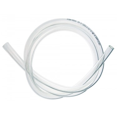 Tubing, PVC Clear, Dia: 13mm x 16mm (1/2in x 5/8in) - [Length 15m / 49.2ft]
