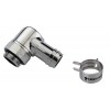 Rotary Elbow Barb Fitting for ID 10mm (3/8in), G 1/4 BSPP