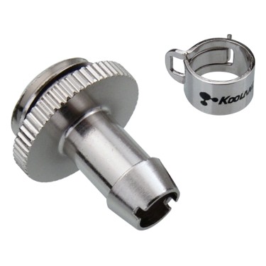 Barb Fitting for ID 06mm (1/4in), G 1/4 BSPP