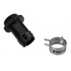 Barb Fitting for ID 10mm (3/8in) *Black*, G 1/4 BSPP