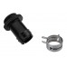 Barb Fitting for ID 10mm (3/8in) *Black*, G 1/4 BSPP