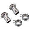 Fitting Pair, Barb for ID 10mm (3/8in)