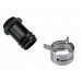 Barb Fitting for ID 13mm (1/2in) *Black*, G 1/4 BSPP