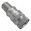 QD2 Female Quick Disconnect No-Spill Coupling, Male Threaded, 1/4 NPT