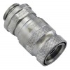 QD2H Female Quick Disconnect No-Spill Coupling, Male Threaded G 1/4 BSPP