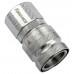 QD3 Female Quick Disconnect No-Spill Coupling, Compression for 10mm x 13mm (3/8in x 1/2in)