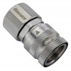 QD3 Female Quick Disconnect No-Spill Coupling, Compression for 13mm x 16mm (1/2in x 5/8in)
