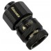 QD3 Female Quick Disconnect No-Spill Coupling, Compression for 13mm x 19mm (1/2in x 3/4in) *Black*