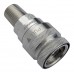 QD3 Female Quick Disconnect No-Spill Coupling, Male Threaded, 1/4 NPT