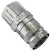 QD3 Female Quick Disconnect No-Spill Coupling, Compression for 10mm x 16mm (3/8in x 5/8in)