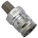 QD3 Female Quick Disconnect No-Spill Coupling, Male Threaded, 1/4 NPT