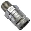 QD3 Female Quick Disconnect No-Spill Coupling, Male Threaded, 3/8 NPT