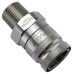 QD3 Female Quick Disconnect No-Spill Coupling, Male Threaded, 3/8 NPT