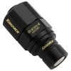 QD3 Male Quick Disconnect No-Spill Coupling, Compression for 10mm x 16mm (3/8in x 5/8in) *Black*