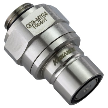 QD3 Male Quick Disconnect No-Spill Coupling, Male Threaded G 1/4 BSPP
