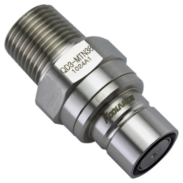 QD3 Male Quick Disconnect No-Spill Coupling, Male Threaded, 3/8 NPT
