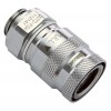 QD2T EDPM Female Quick Disconnect No-Spill Coupling, Male Threaded G 1/4 BSPP