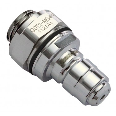 QDT2 Viton Male Quick Disconnect No-Spill Coupling, Male Threaded G 1/4 BSPP