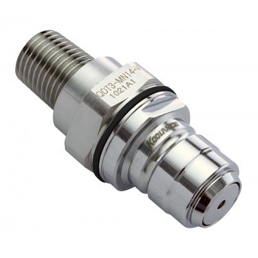 QDT3 Viton Male Quick Disconnect No-Spill Coupling, Male Threaded, 1/4 NPT