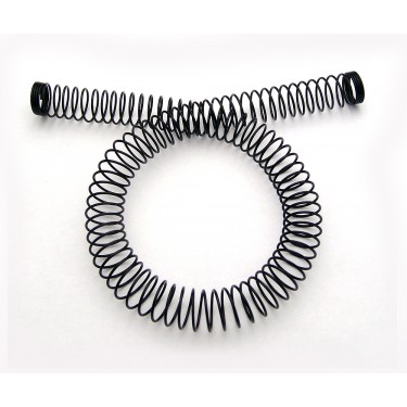 Tubing Spring Wrap, Steel Black for OD 13mm (1/2in)