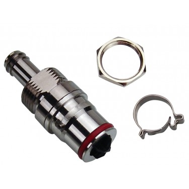 VL2 Quick Disconnect Low-Spill Coupling, Male Panel Barb for ID 06mm (1/4in)