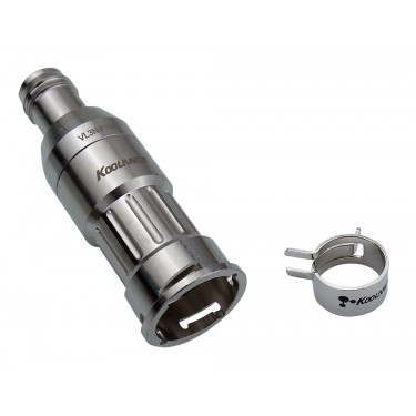 VL3N Female Quick Disconnect No-Spill Coupling, Barb for ID 10mm (3/8in)