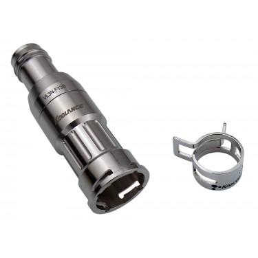 VL3N Female Quick Disconnect No-Spill Coupling, Barb for ID 13mm (1/2in)
