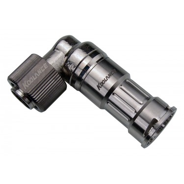 VL3N Female Quick Disconnect No-Spill Coupling, Angle for 13mm x 16mm (1/2in x 5/8in)