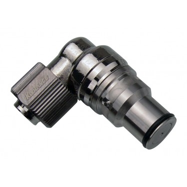 VL3N Male Quick Disconnect No-Spill Coupling, Angle for 10mm x 13mm (3/8in x 1/2in)