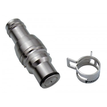 VL3N Male Quick Disconnect No-Spill Coupling, Barb for ID 13mm (1/2in)