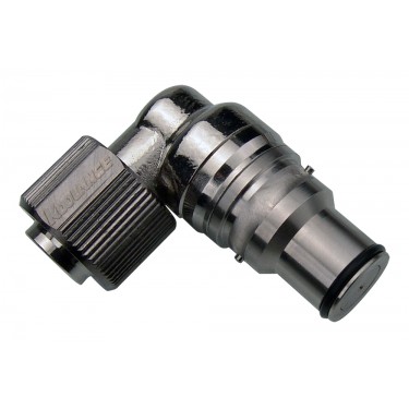 VL3N Male Quick Disconnect No-Spill Coupling, Angle for 13mm x 16mm (1/2in x 5/8in)