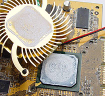 Thermal Paste on a GPU